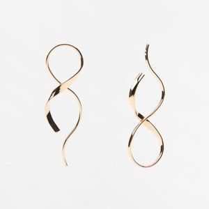 NWOT Zara Irregular Earrings